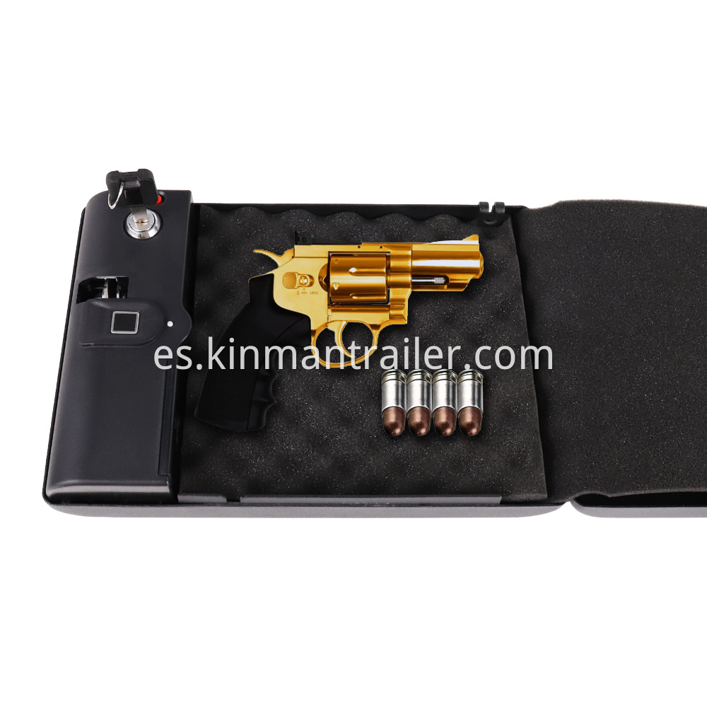 biometric gun safe with cable